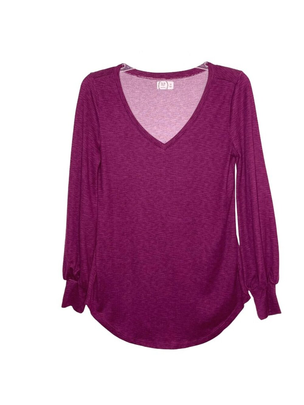 Maurices 24/7 Collection Women’s V-neck Long Sleeve T-shirt Tunic Size XS